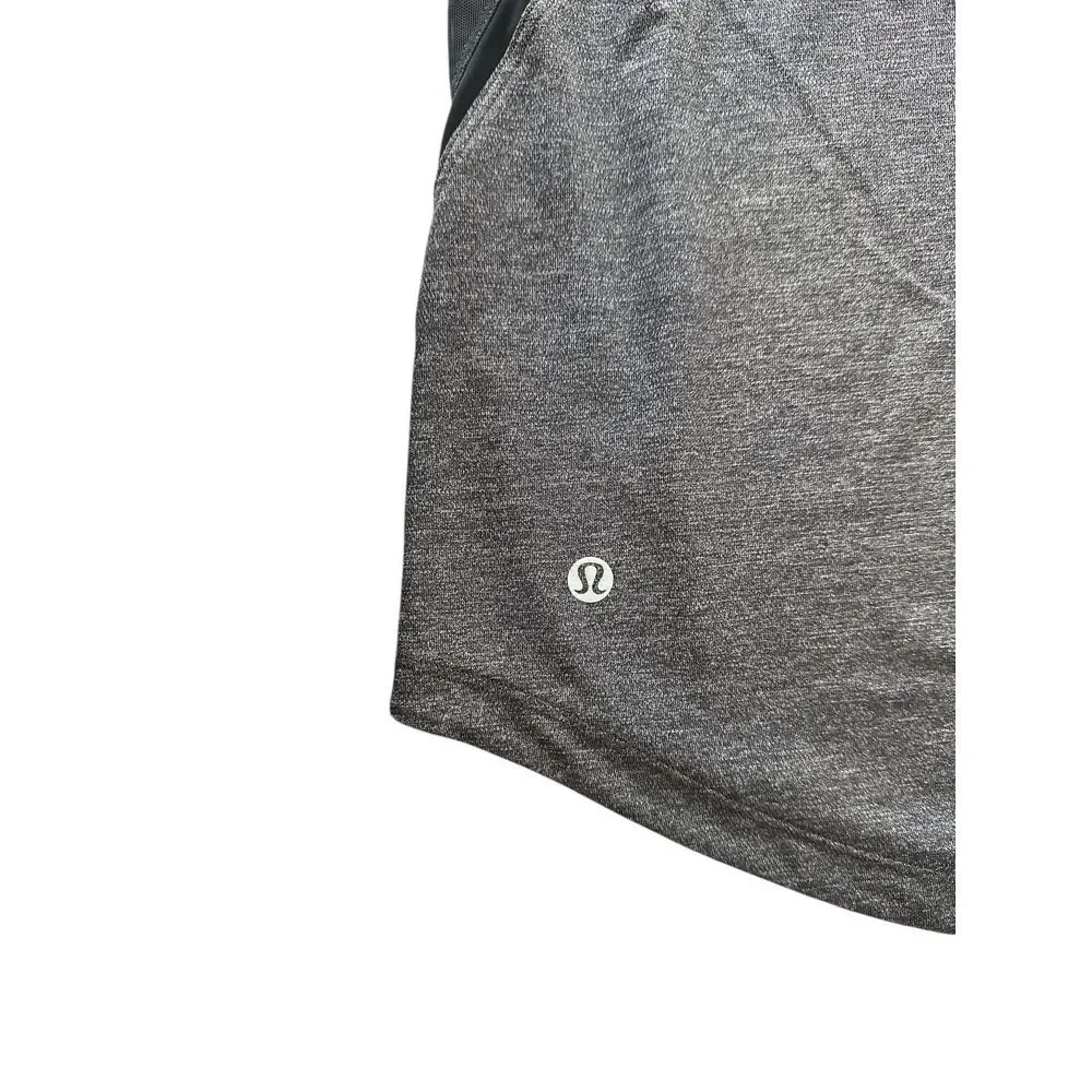 Lululemon Authentic Sculpt Tank Top Women Gray Size 6 Atheisure‎ Gym Workout